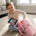 Kit Tablet Princesas 8" pulgadas + Crossbody + Audífonos TWS Multi